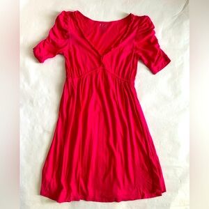 DE. Coded Vibrant Pink Dress